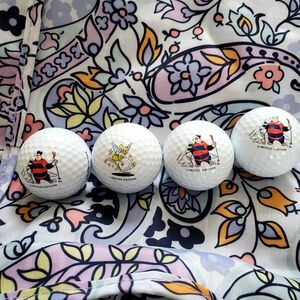 Pinnacle Limited Edition Golf Balls with Cartoon Design 4 Balls